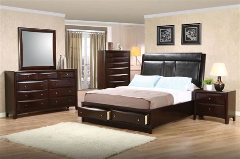 Maybe you would like to learn more about one of these? Coaster Furniture Phoenix Leather Storage Bedroom Set in ...