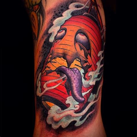 Fun little yokai lantern. #yokai #tattoo #seoul #yushi | Japanese tattoo | Lantern tattoo ...