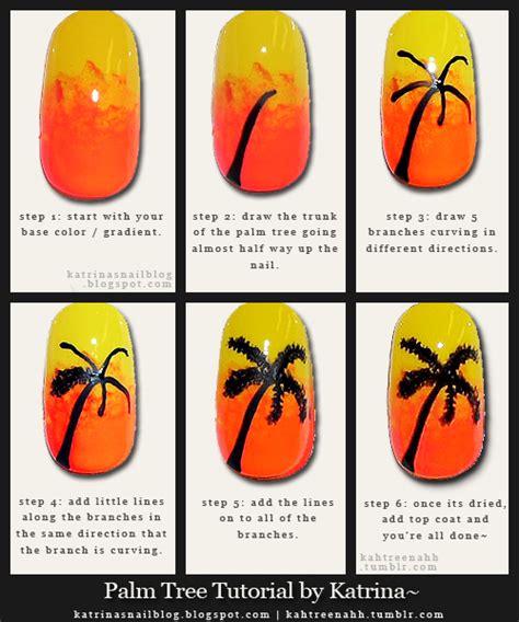 In this tutorial, i will show you guys how to make this simple and easy scene, the clo. Katrina's Nail Blog: palm tree tutorial;