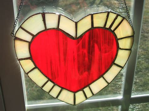 Stained Glass Heart 8x8 42