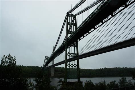 The Old Bridge That Sits Unused In The Shadow Of The New Penobscot
