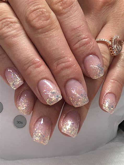 9 Ombre Nails With Glitter A Trendy And Sparkly Manicure