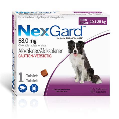 It comes in a beef flavored chew for your dog, which makes administering it simple. NEXGARD Chews for dogs