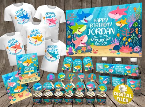 Baby Shark Birthday Party Kit | Baby Shark Party Supplies | POPSUGAR