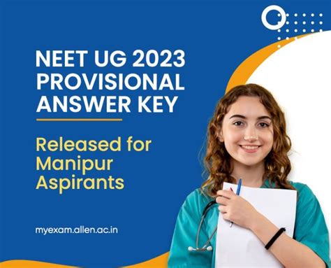 Neet Ug 2023 Provisional Answer Key Released For Manipur Aspirants My