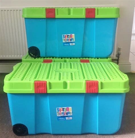 * plastic stackable storage bins with a lid, covered storage to help protect stored items from dust, dander, dirt, or moths. Storage Boxes 125 litre | Extra Large Plastic With lids ...