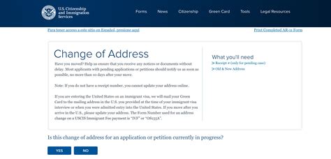 How To Report A Change Of Address To Uscis Us Immigration