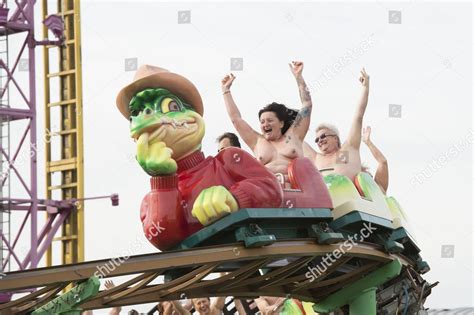 Naked People Ride Rollercoaster Editorial Stock Photo Stock Image