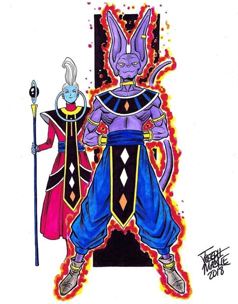 Although beerus thinks he'll have a great time, he is mistaken. Lord Beerus & Whis by Joseph Mackie | Dragon ball artwork ...