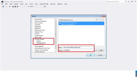 Install Nupkg File Locallyoroffline In Visual Studio