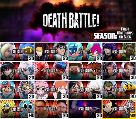 I Made A Death Battle Season With The First 16 Matchups On My All