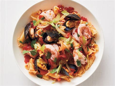 In 1866, malinda russell published her own cookbook, a domestic cookbook: Pasta with Mussels and Shrimp Recipe | Food Network ...
