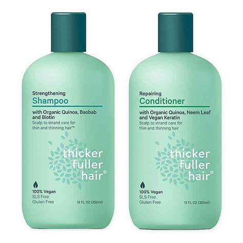 Thicker Fuller Hair Care Collection Bed Bath And Beyond Thicker