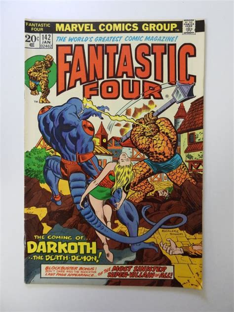 Fantastic Four 142 1974 Vf Condition Comic Books Bronze Age