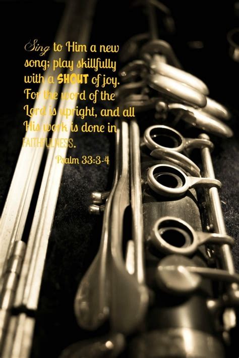 Christian Wall Art Psalm 33 Bible Verse Musical Photograph