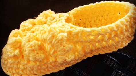 How To Crochet Slippers Step By Step Youtube