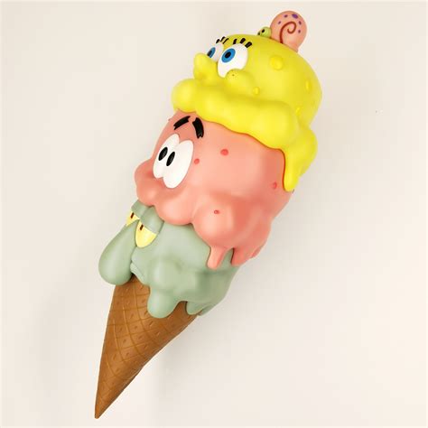 Spongebob Squarepants Triple Scoop Ice Cream Cone Strangecat Toys