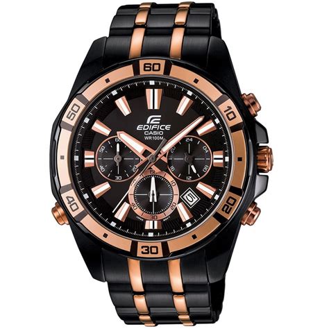 Explore latest collections of casio edifice watches for men & women with reviews, specifications, ratings. CASIO EDIFICE CHRONOGRAPH WATCH BLACK WITH STAINLESS STEEL ...