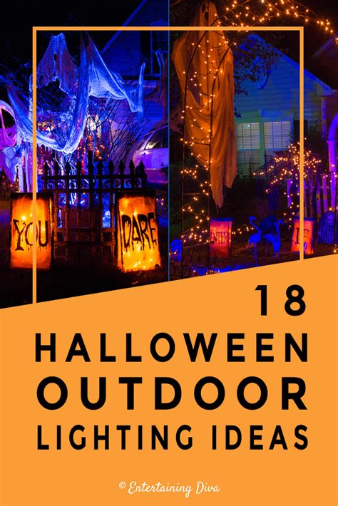 Halloween Outdoor Lighting Ideas 21 Spooky Ways To Light Your Yard