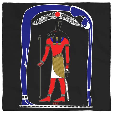 Egyptian Altar Cloth Set Egyptian God Of Storms War Desert And Darkness The Luciferian