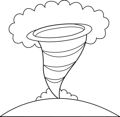 Tornado Coloring Pages To Download And Print For Free