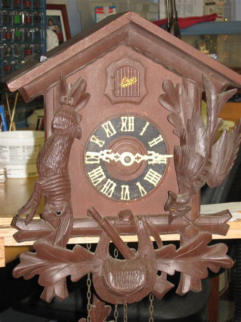 Schatz Cuckoo Clock Dated 10 54 October 1954