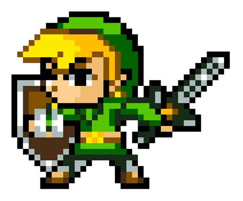 Pixel Zelda Characters