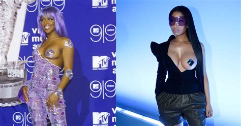 Nicki Minaj Goes Almost Topless At Haider Ackermanns Fall Show