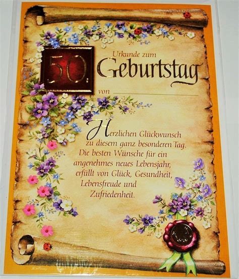 Der lieben jubilarin eine ausdrucksstarke geburtstagskarte zum besonderen lebensereignis überreichen. Geburtstagskarte Zum 50 Geburtstag | webwinkelvanmeurs