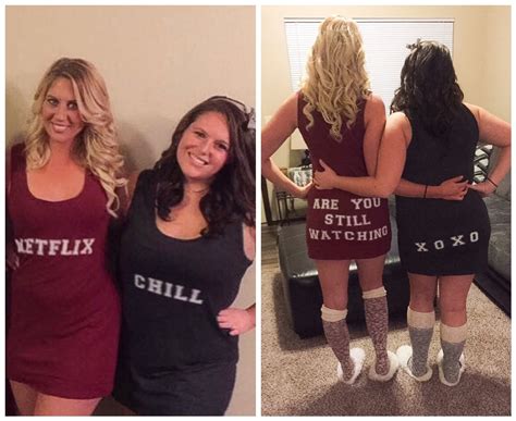 So what will you need for your netflix & chill session, regardless of which way. Netflix and Chill Halloween Costume Couple | Couples costumes, Netflix and chill costumes ...