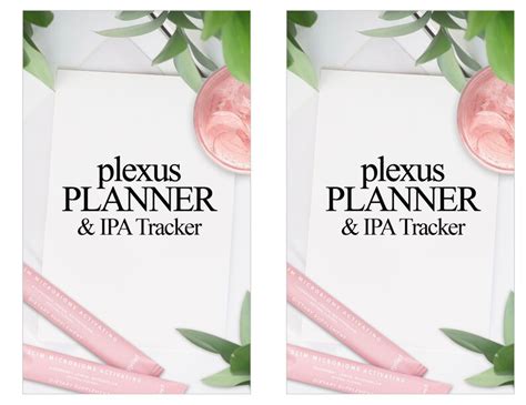 Double Plexus Planner And Ipa Tracker Etsy
