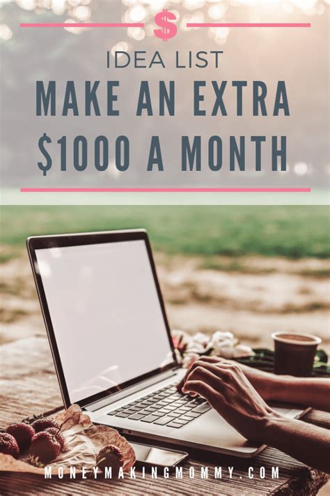 Here's how to make £1000 a month working from home. How Can I Make an Extra $1000 a Month? Here's How...