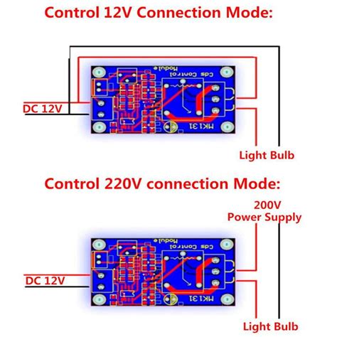 Xh M131 Dc 5v 12v Light Control Switch Photoresistor Relay Module