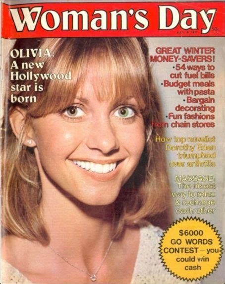 Olivia Newton John Womans Day Magazine 18 July 1977 Cover Photo