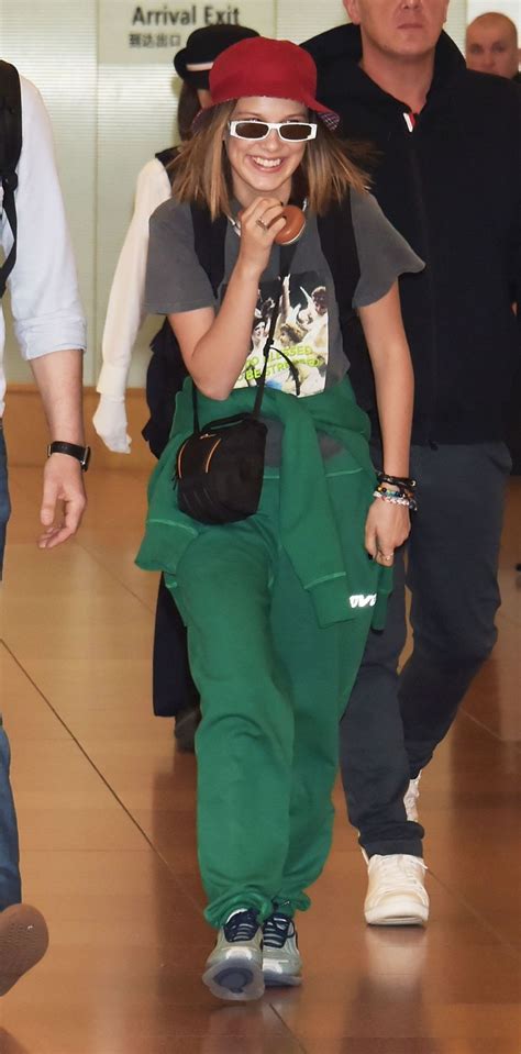 Millie Bobby Brown Arrives At Haneda Airport In Tokyo 05152019