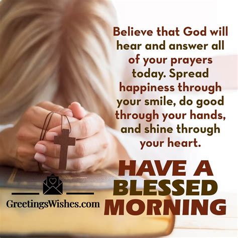 Good Morning Prayer Messages Greetings Wishes