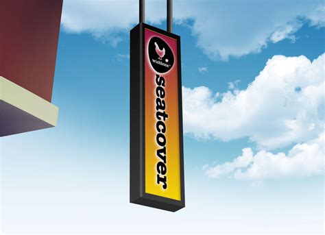 Free Drop Down Backlit Shop Sign Board Mockup Psd Good Mockups