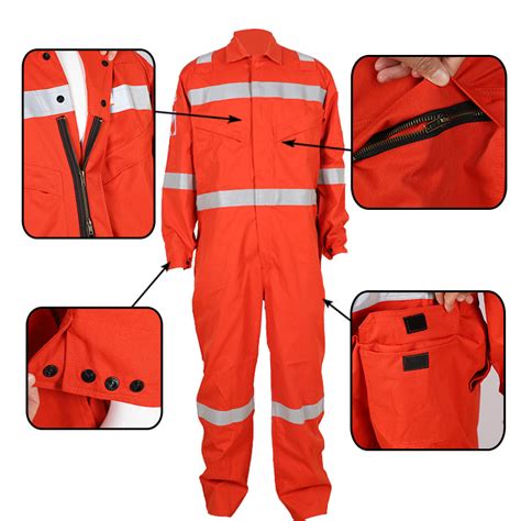 Mens Flame Retardant Protective Fire Work Coverall Fire Resisent