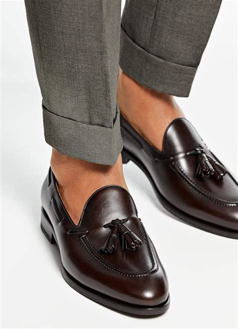 Brown Tassel Loafer In Calf Leather Suitsupply Switzerland