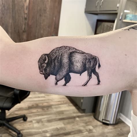 Ship Tattoo Sleeves Sleeve Tattoos Bison Tattoo Buffalo Tattoo