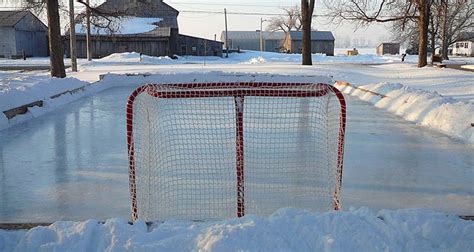 Backyard ice rink with the liner method. Backyard Ice Rink Liners - Bring the Game Home