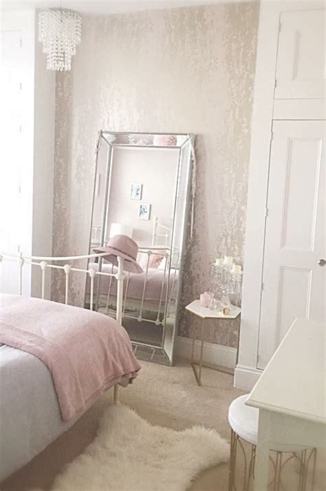 This Blush Pink And Grey Bedroom Makes For The Perfect Relaxing Haven