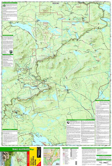 Topographic Maps Outdoor Recreation Katahdin Baxter State Park Me The