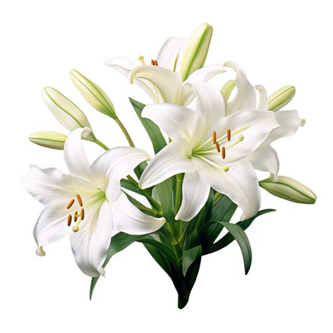 Easter Lily Flower Png Ai Generative 30949962 Png