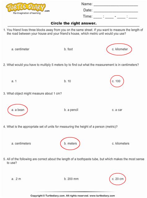 50 Metric Conversion Worksheet Answer Key Chessmuseum Template Library