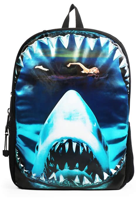 Jaws completely absorbs you, as the trio of shark hunters venture off to try to snare the great white you begin to feel part of their adventure. MOJO Jaws Backpack