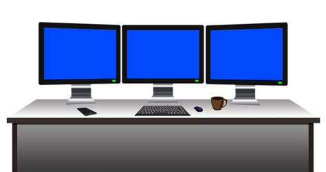 Computer Arbeitsplatz Schreibtisch · Kostenloses Bild Auf Pixabay