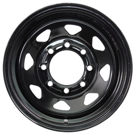 Buy Ecustomrim Trailer Wheel 16 In X 6 In 8 Lug Black Steel Rim Wheel