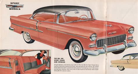 Gm 1955 Chevrolet Sales Brochure