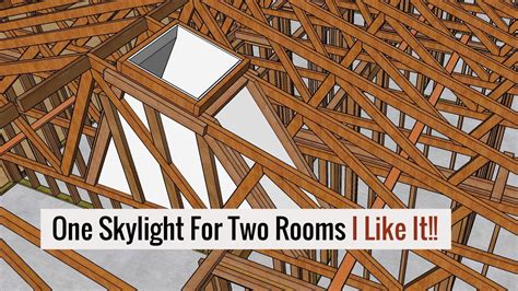 How To Mere And Cut Roof Truss For A Skylight Bios Pics